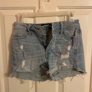 High rise Vintage Short size 0 Hollister Jean Shorts